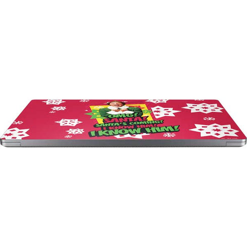Elf OMG Santas Coming Universal Laptop 11in (8.8 x 6.2in) Skin
